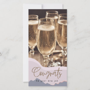 Grattisar Ny jobbmodern Elegant Gratulerar