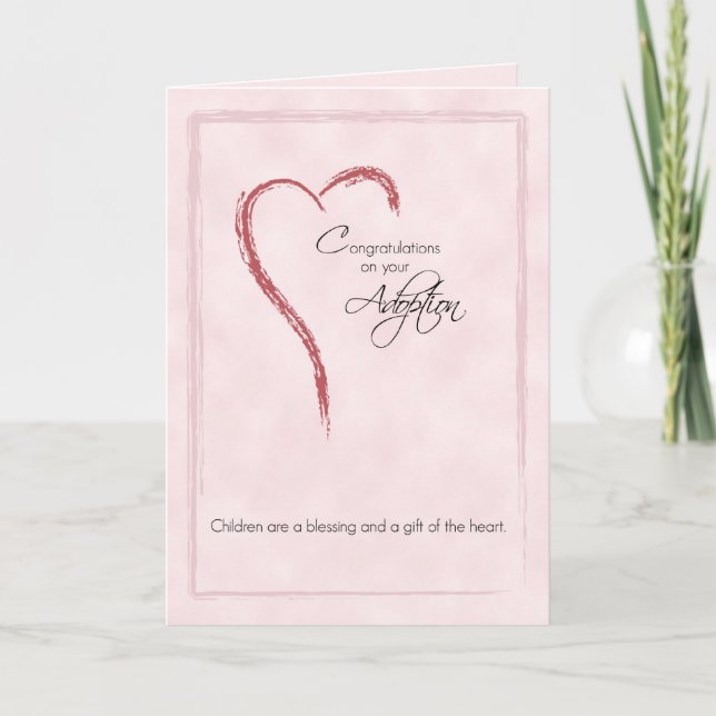 Grattisar om adoption av flickor, Religiösa Kort (Framsida)