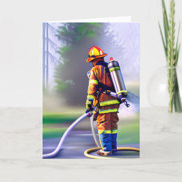 Grattisar om att bli brandman kort