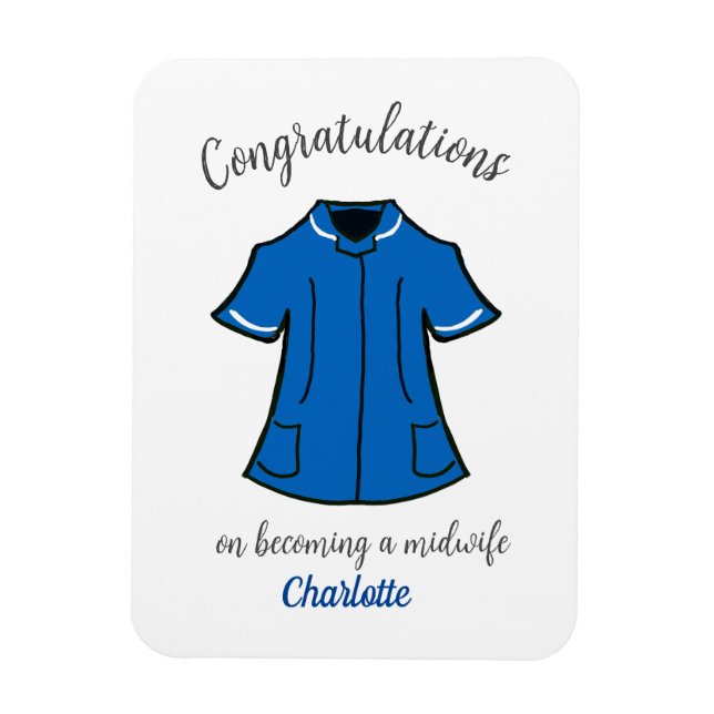 Grattisar om barnmorska magnet (Vertikal)