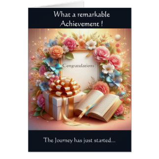 Grattisar om din prestation hälsningskort