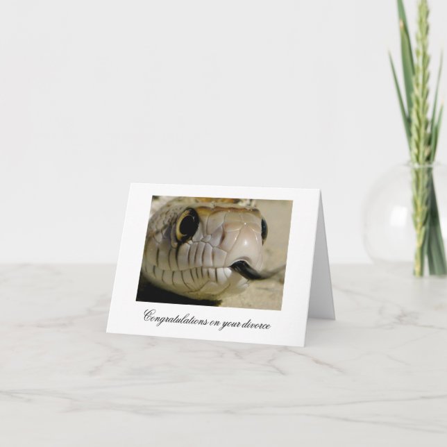 Grattisar om din skilsmässa ... kort (Framsida)