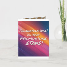 Grattisar om din välförtjänta befordran!