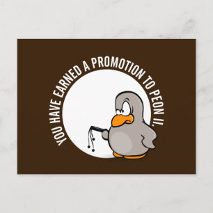 Grattisar om din välförtjänta befordran vykort