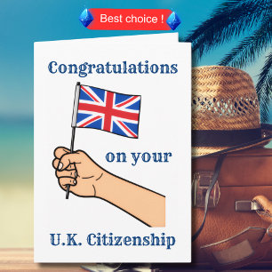 Grattisar om ditt medlemskap i Storbritannien Kort