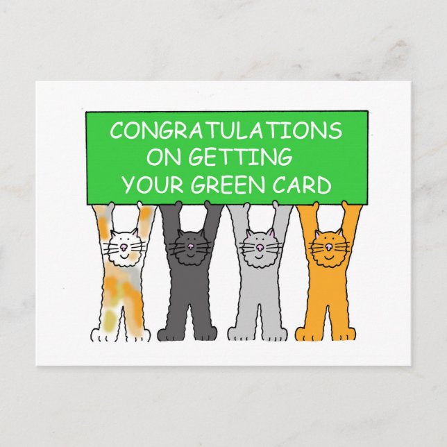 Grattisar om hur du hämtar Grönten Vykort (Framsida)