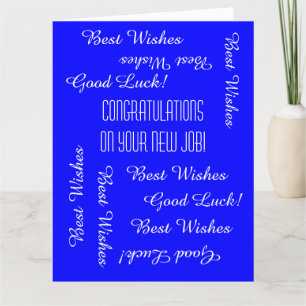 Grattisar om nytt jobb från alla oss, JUMBO Kort