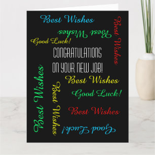 Grattisar om nytt jobb från alla oss, JUMBO Kort