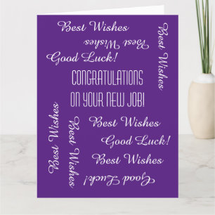 Grattisar om nytt jobb från alla oss, JUMBO Kort