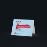 Grattisar om Running London Marathon Kort<br><div class="desc">En enkel illustration av en springers tävla genom en lång röd banderoll. På banderollen står det "Grattisar om hur man kör maratonmaratonmaratonen i London".</div>