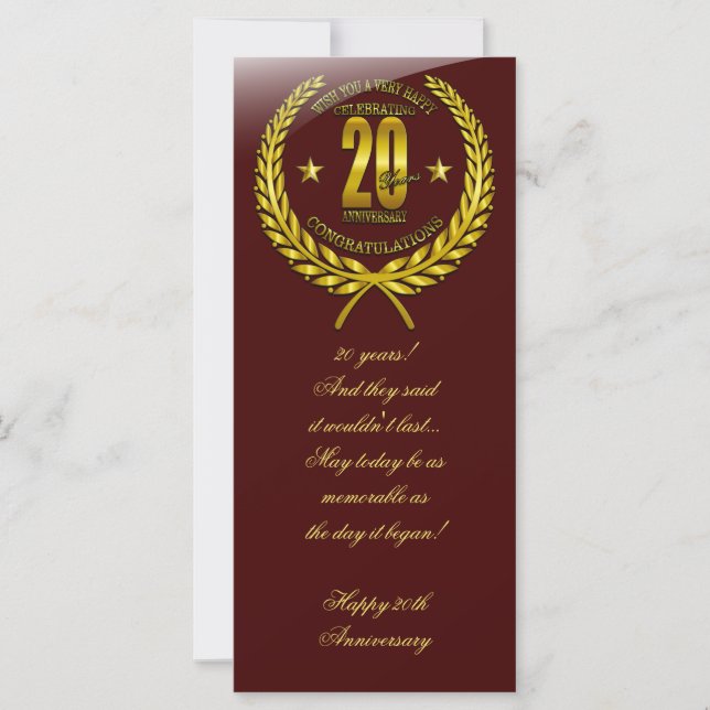 Grattisar på 20-årsdagen (Framsida)