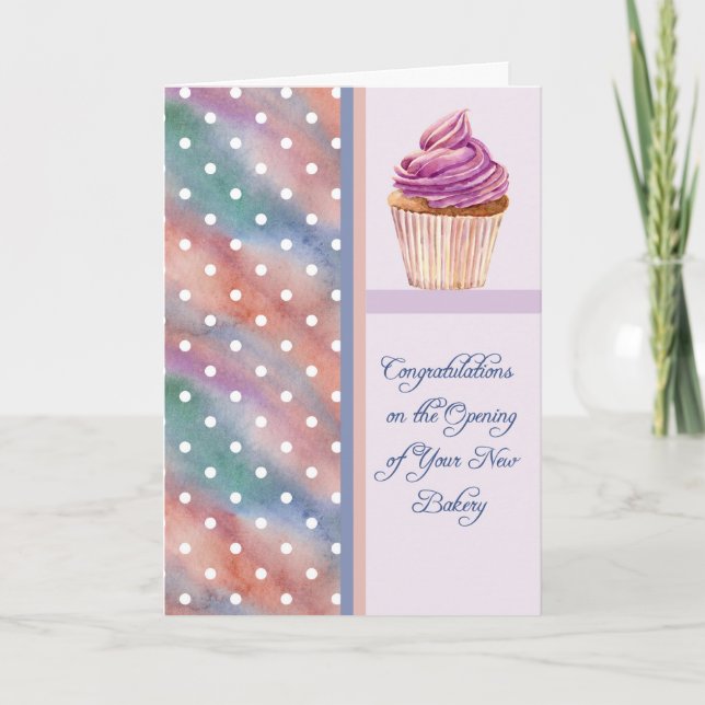 Grattisar på Affärskortet New Bakery Kort (Framsida)