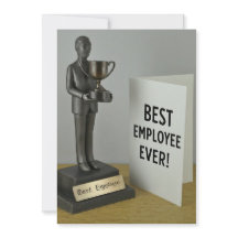 "Grattisar på att klättra på korprat Ladder!