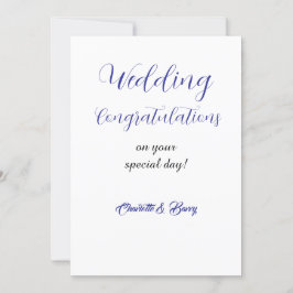 Grattisar på Bröllop Inbjudningar