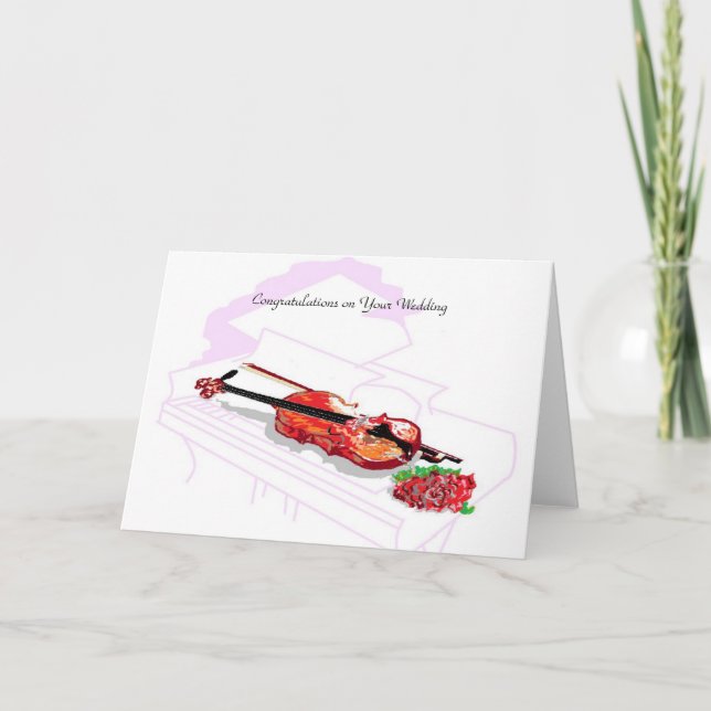 Grattisar på Bröllop Kort (Framsida)