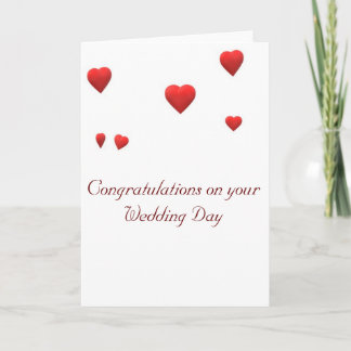 Grattisar på Bröllopsdagen Kort