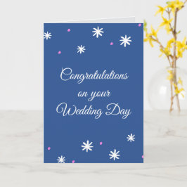 Grattisar på Bröllopsdagen Kort