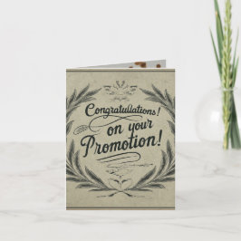 Grattisar på din marknadsföring! tack kort