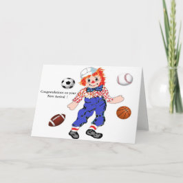 Grattisar på din nya ankomst! kort