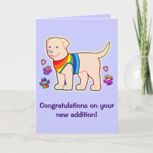 Grattisar på din nya Hund Kort