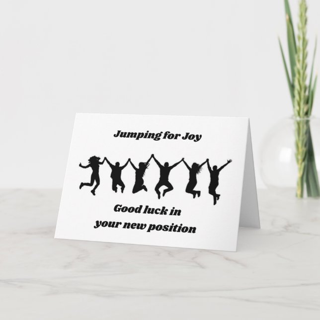 GRATTISAR PÅ DIN "NYA STÄLLNING" KORT (Framsida)