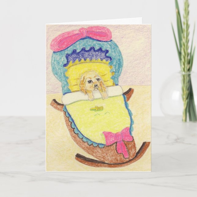 Grattisar på din nya valp kort (Framsida)