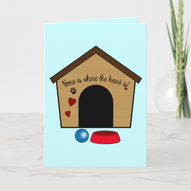 Grattisar på din nya valp med Hund House Kort (Framsida)