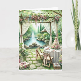 Grattisar på ditt Bröllop-hälsningskort Kort