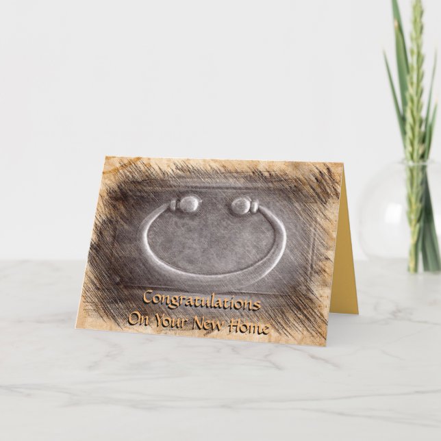 Grattisar på ditt nya hem 2 kort (Framsida)