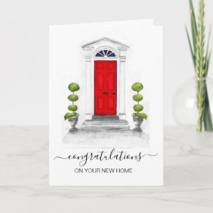 grattisar på ditt nya hem gods agent kort