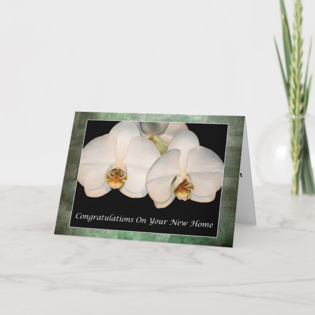 Grattisar på ditt nya hem! kort (Framsida)