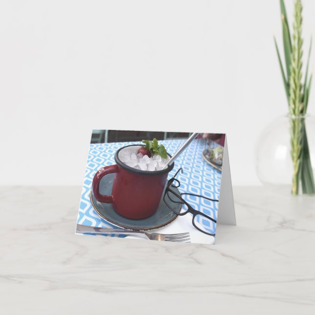 Grattisar på ditt nya hem! Kort för hälsning (Framsida)