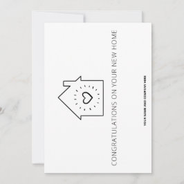 Grattisar på ditt nya hem: REALTOR Tack Kort