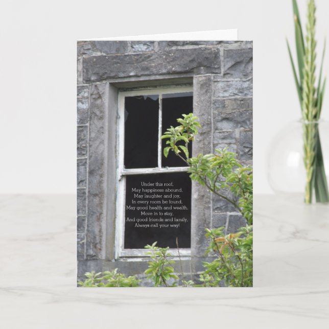 Grattisar på ditt nya hemkort kort (Framsida)