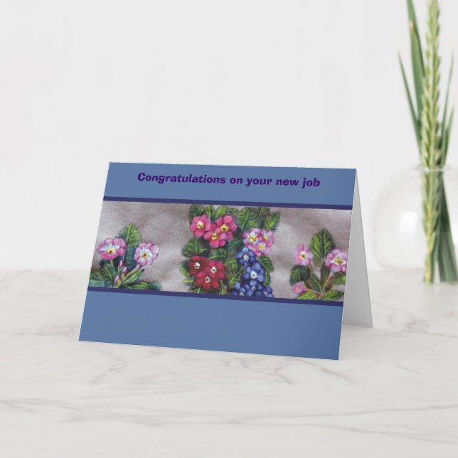 Grattisar på ditt nya jobb kort (Framsida)