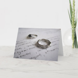 Grattisar på Förlovningen Kort