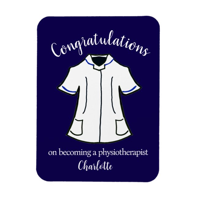 Grattisar på fysioterapibehandling magnet (Vertikal)