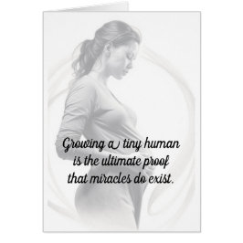 Grattisar på Graviden förväntas Hälsningskort