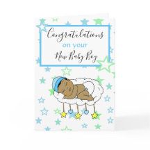 Grattisar på Nyfödd bebis Boy Ethnic Baby C