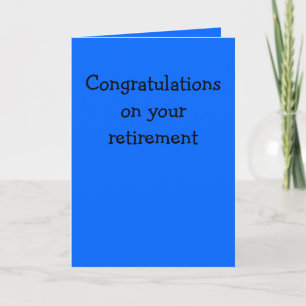 Grattisar på pension kort