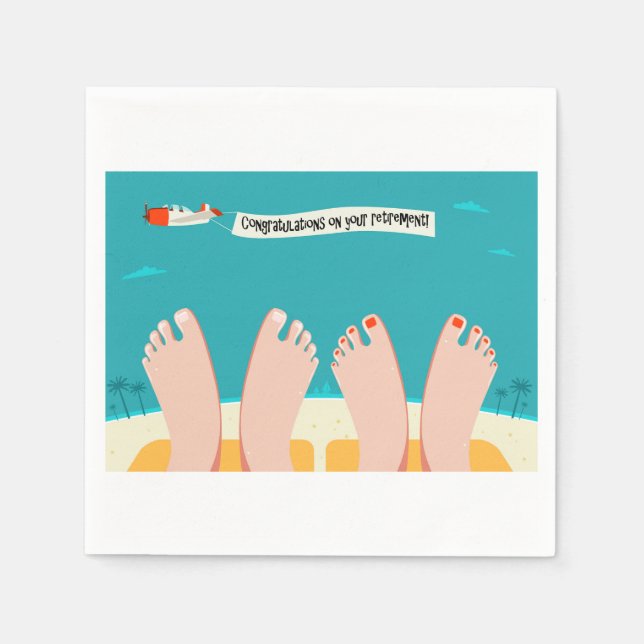 Grattisar på Pension Napkins Pappersservett (Framsidan)