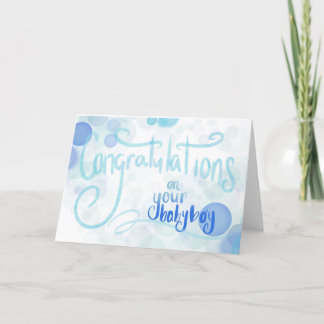 Grattisar på Pojke Helgkort