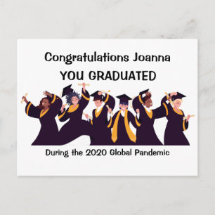 Grattisar på Studenten 2020 Vykort