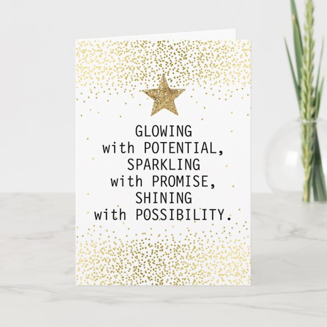 Grattisar på Studenten Kort (Framsida)