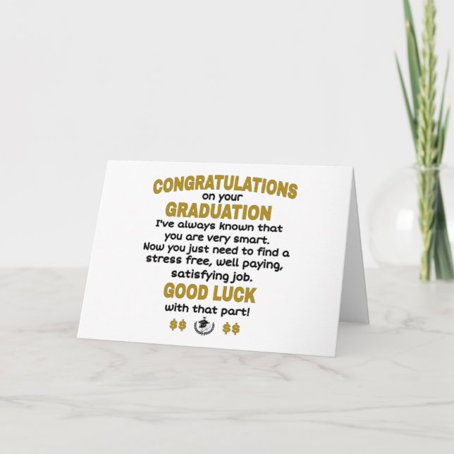 Grattisar på Studenten Kort (Framsida)