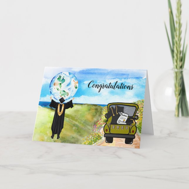 Grattisar på Studenten Kort (Framsida)