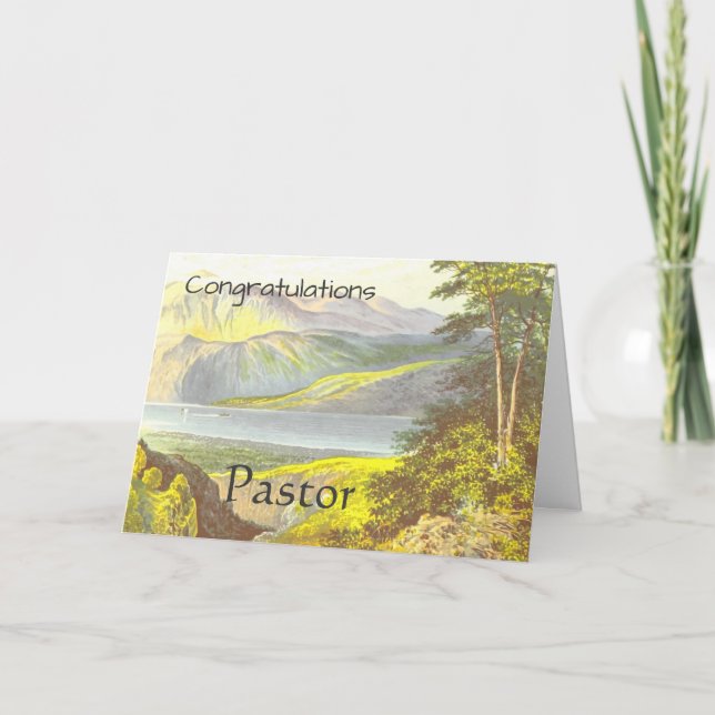 Grattisar Pastor Kort (Framsida)