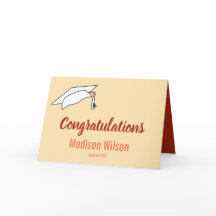 Grattisar Peach Coral och Scarlet Studenten