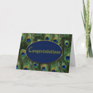 GRATTISAR - PEACOCK FEATHERS KORT