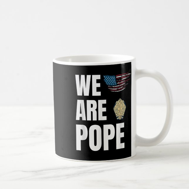 Grattisar Pope Leo Xiv. USA Firande - vi Kaffemugg (Höger)